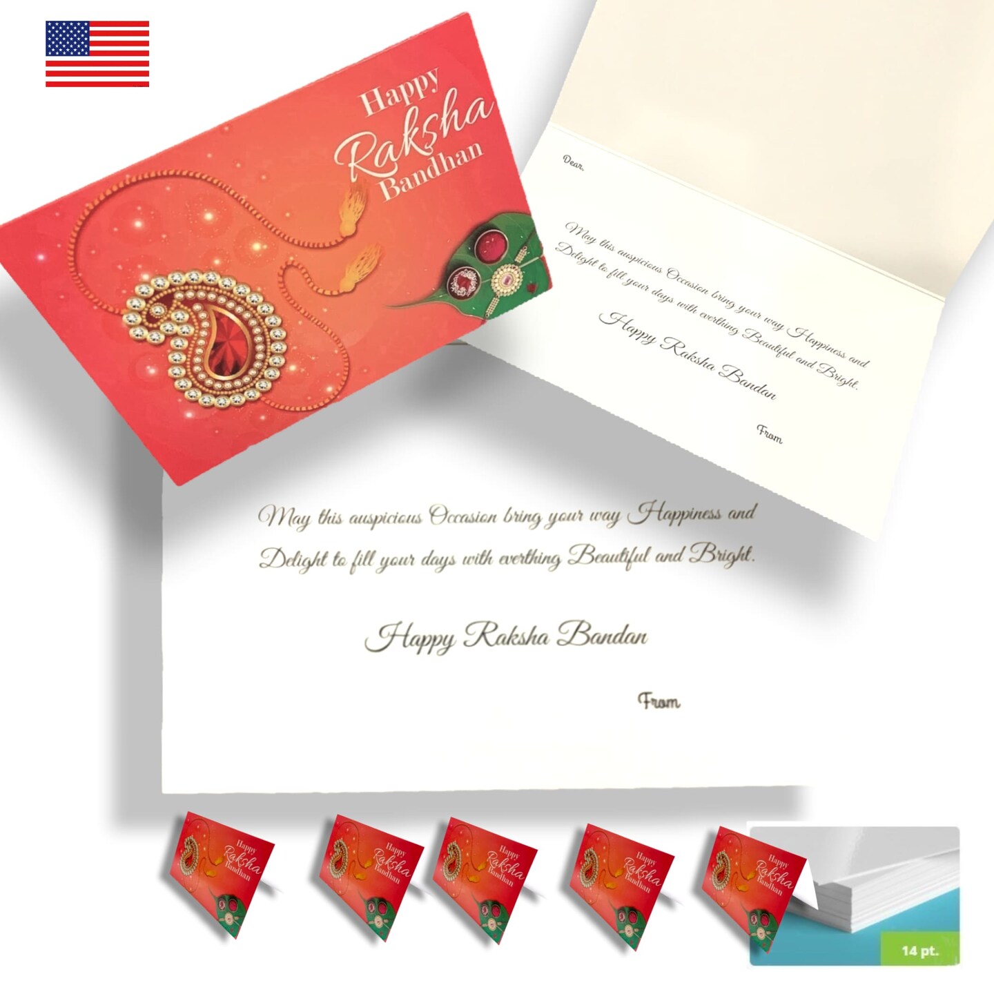 Bulk Rakhi Greeting Card, Raksha Bandan Greeting Card, Rakhi Card For Brother, Happy Raksha Bandhan, Rakhi Card