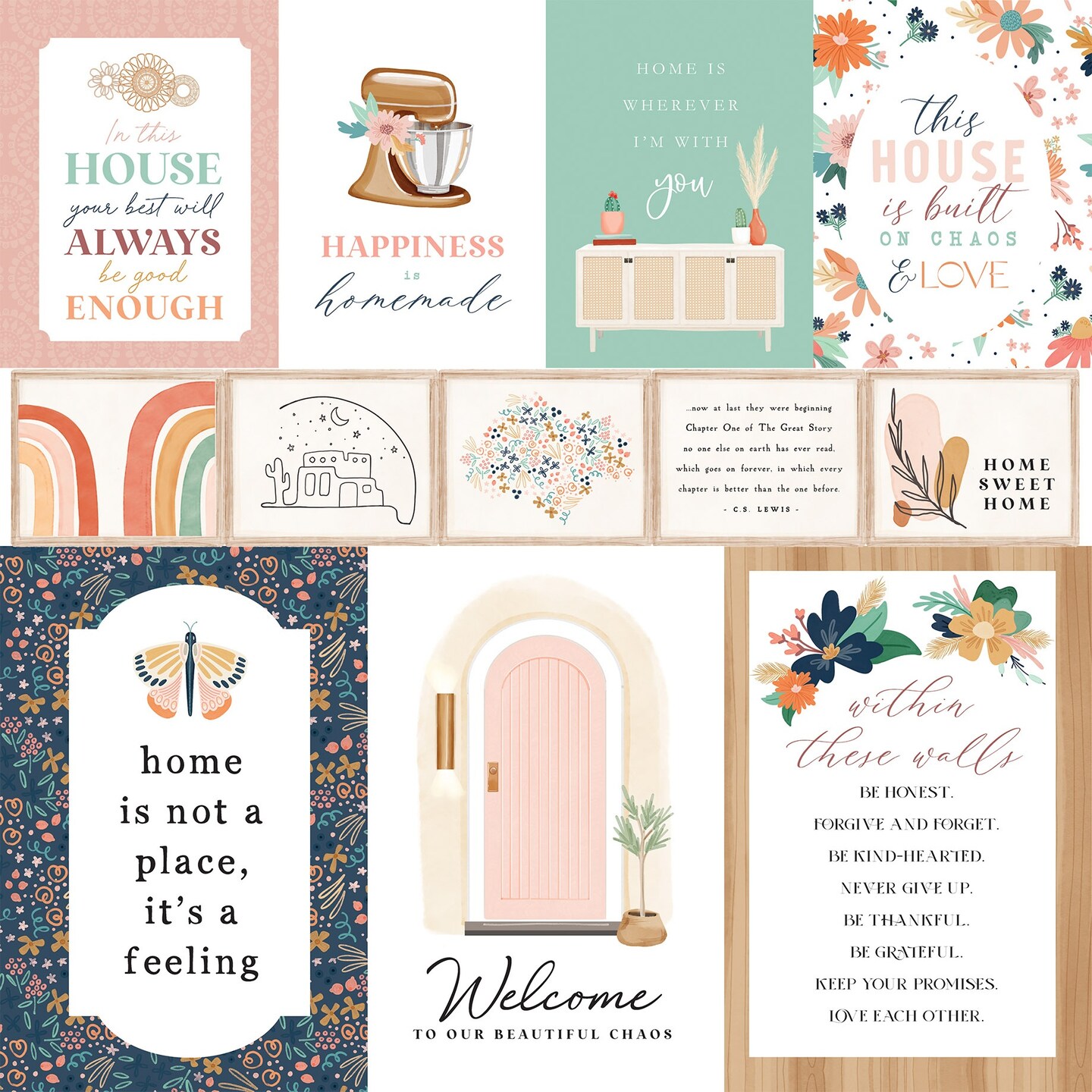 At Home Double-Sided Cardstock 12&#x22;X12&#x22;