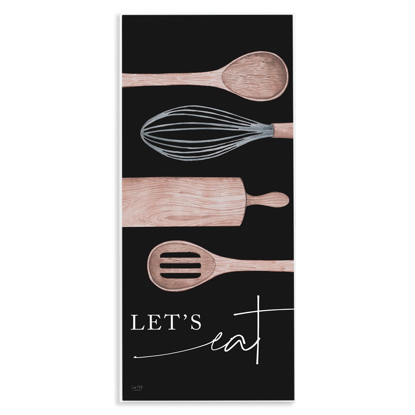 Stupell Industries Let&#x27;s Eat with Kitchen Utensils Wall Plaque Art