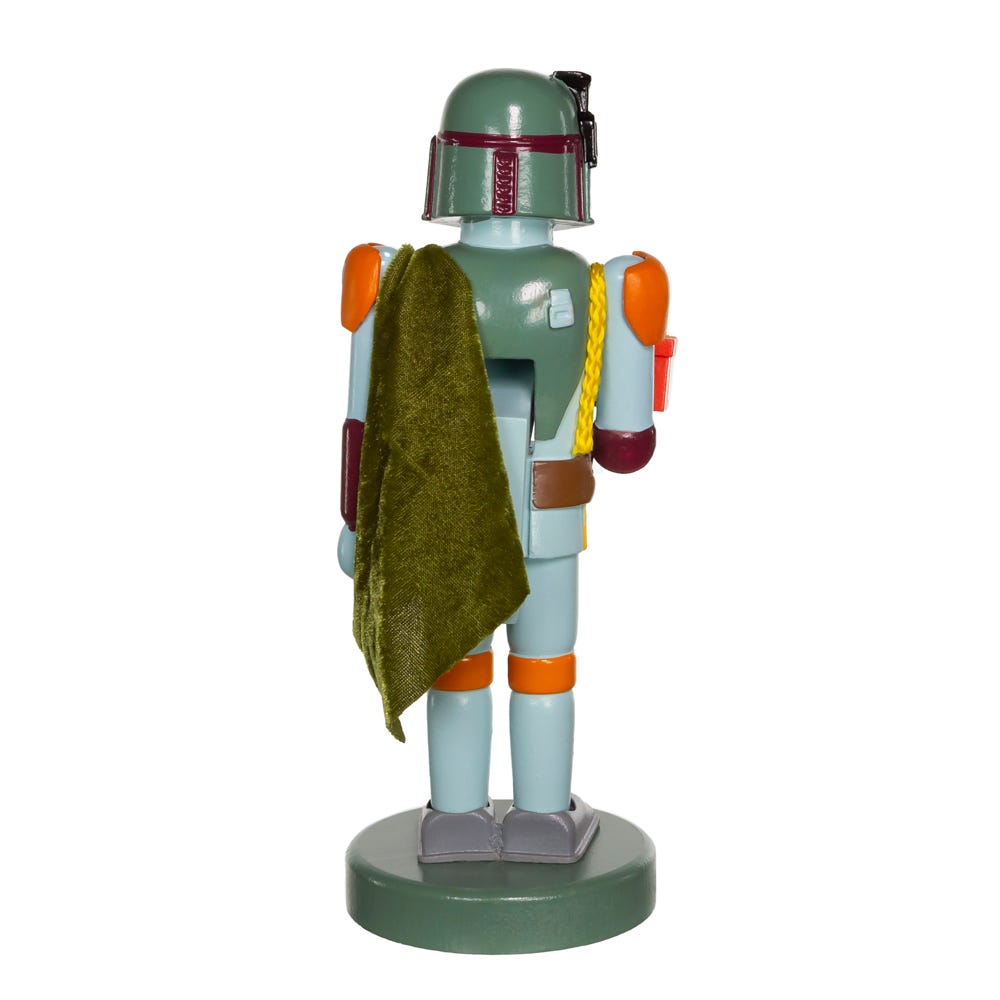 Kurt Adler 10-Inch Star Wars&#x2122; Boba Fett With Present Nutcracker