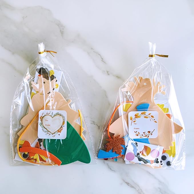 24 sets Fall Scarecrow Head Craft Kits. Autumn Harvest Scarecrow Tree Ornaments Art Sets Small Scarecrow Crafts for Kids: Thanksgiving Festival Activities. Art Project Party Favors