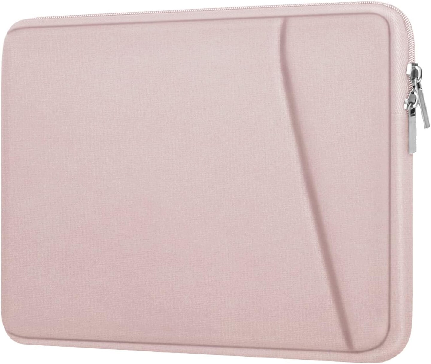 Laptop Case 15.6 Inch, Durable Briefcase Cover Shockproof Protective Sleeve, Handbags Portable Laptop Bag for 15.6 Inch HP Dell Asus Lenovo Notebook Computer, Laptop Case with Front Pocket, Pink