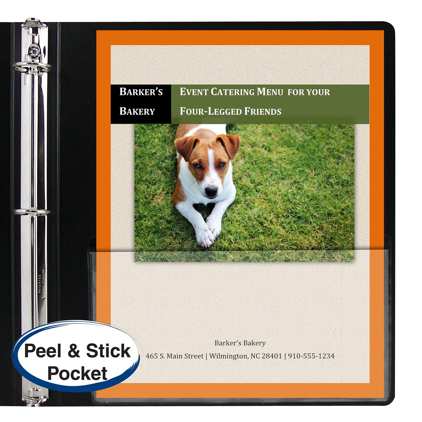 Add-On Filing Pocket, 8-3/4&#x22; x 5-1/8&#x22;, Pack of 10