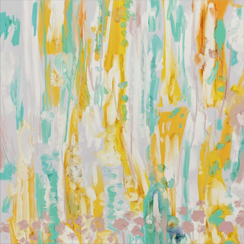 Yellow Sunday by Dan Meneely 24&#x22; x 24&#x22; Canvas Wall Art