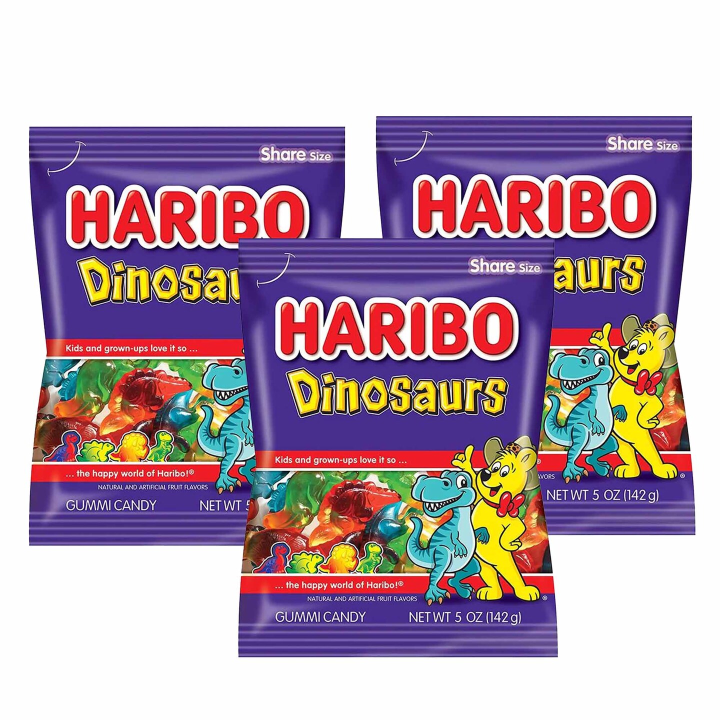 Haribo Dinosaurs Gummi Candy 5oz 12ct