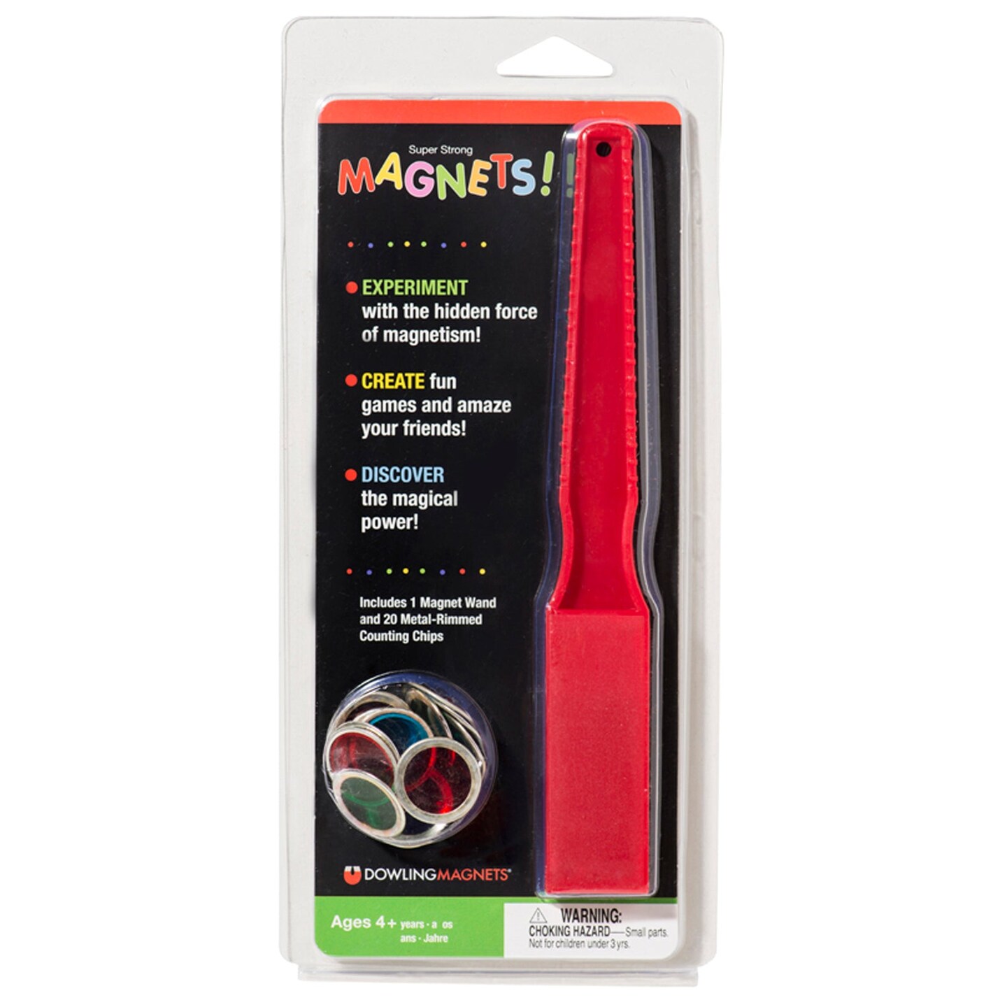Magnetic Wand &#x26; 20 Magnetic Counting Chips