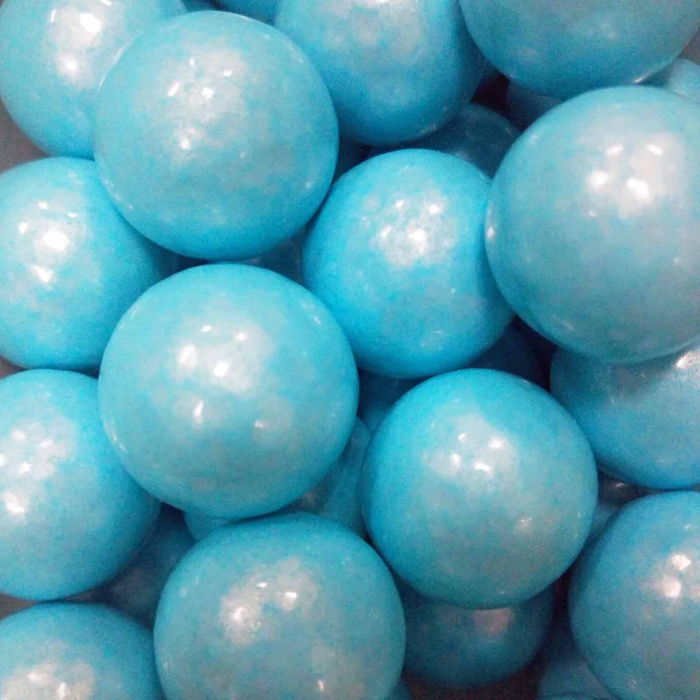 Splash 1&#x22; Gumballs Blue Pearl 2Lbs