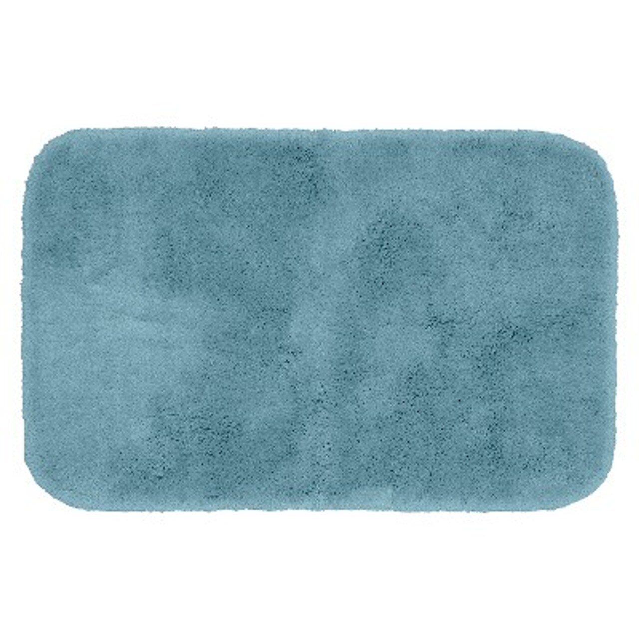 Finest Luxury Ultra Plush Washable Nylon Bath Rug Basin Blue Garland 24&#x22;x40&#x22;