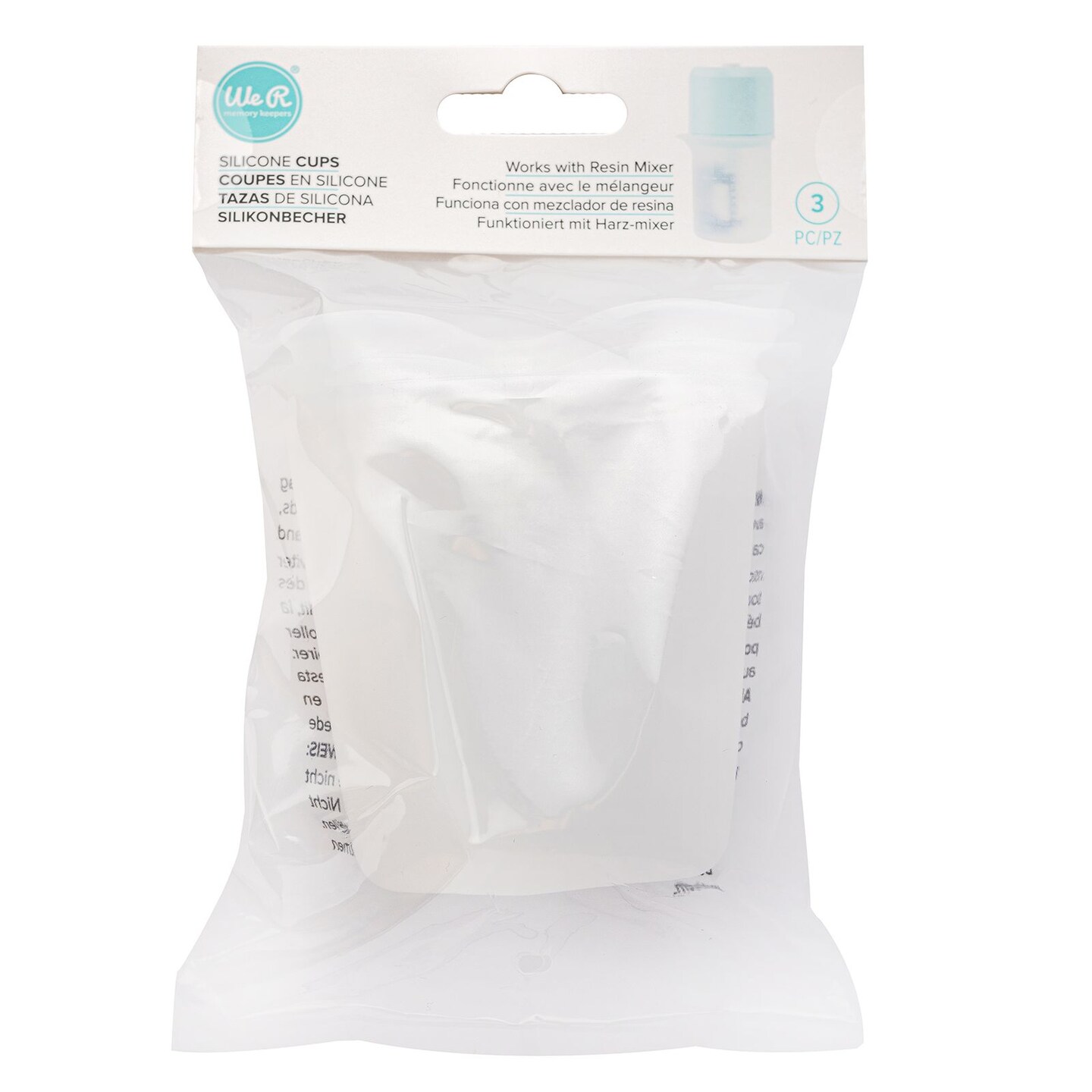 We R Memory Keepers Spin It Machine Resin Mixer Cups 3(Pieces) Pack 60000856