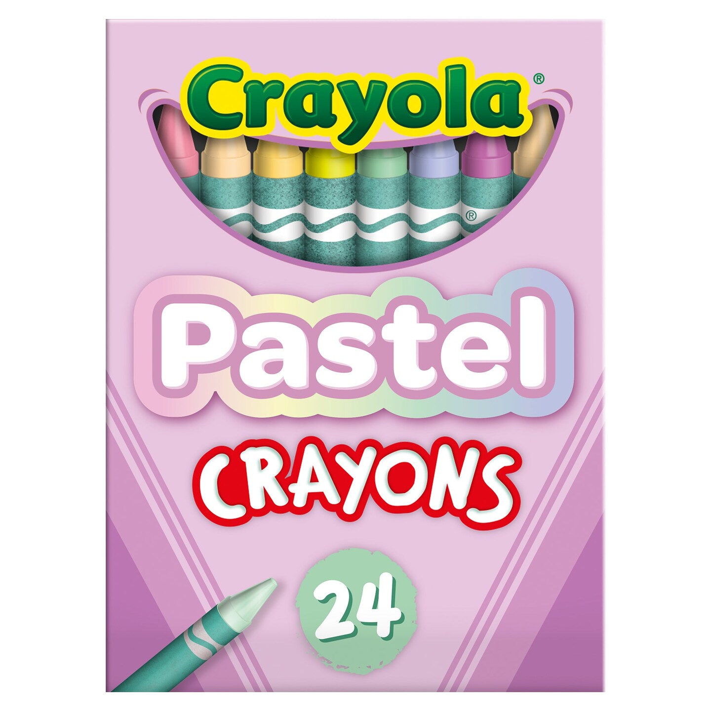 Crayola Pastel Crayons 24 Colors
