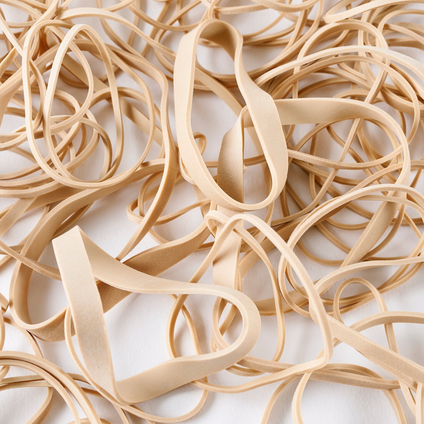 Rubber Bands, Assorted Sizes, Natural Color, 1 3/8 oz. bag