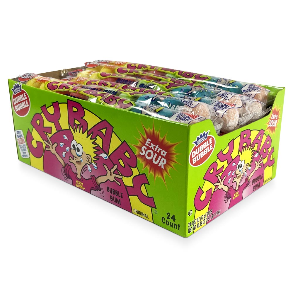 Cry Baby Extra Sour 1.67Z 24Ct 9 Pc Tub