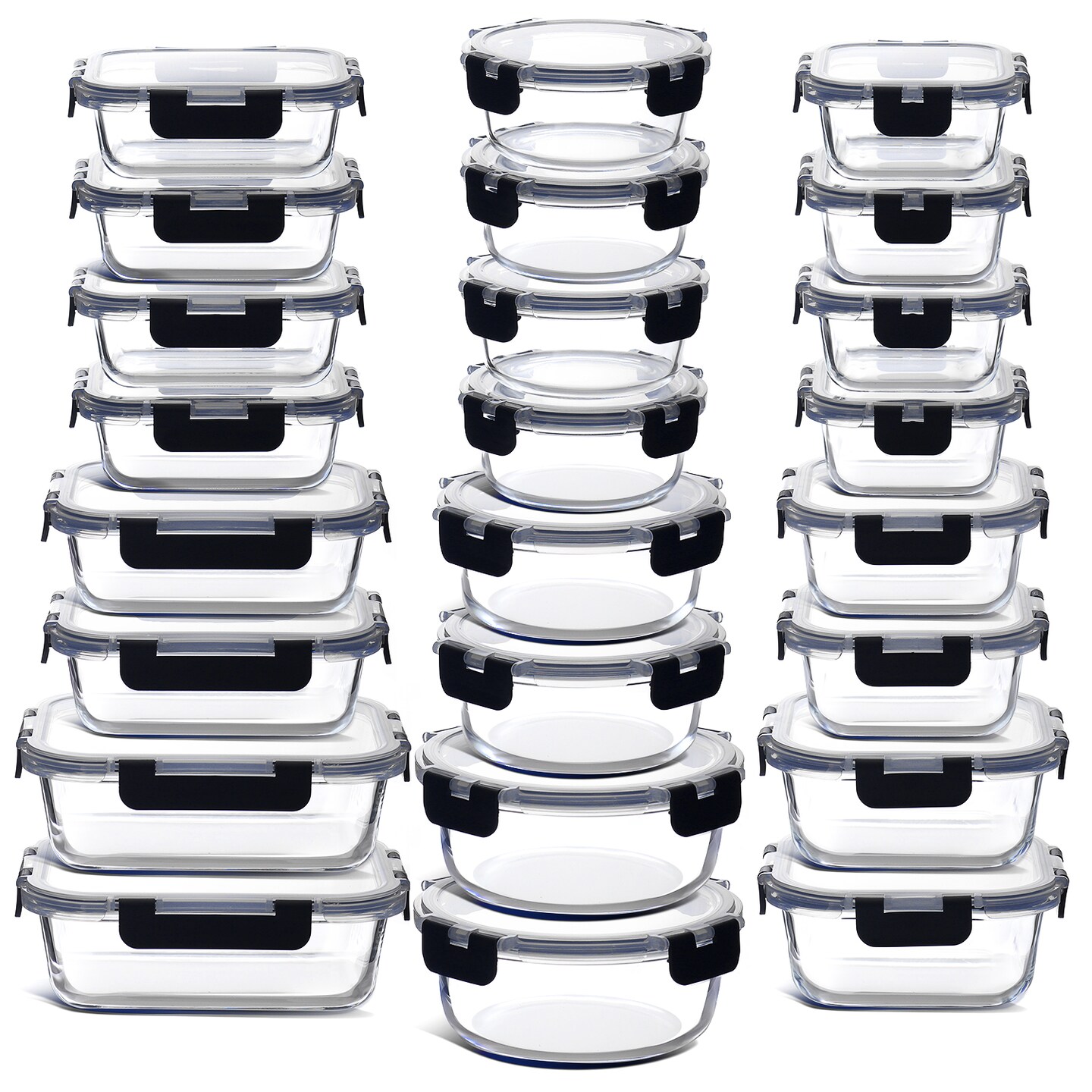 Eatex Glass Food Storage Containers with Lid
