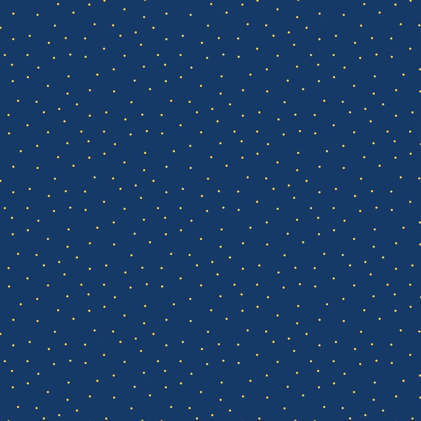 Fabric Wilmington Essentials Navy/Gold Pindots by the Quarter Yard 39131-495