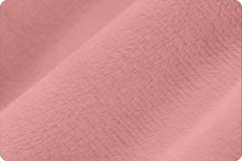 Fabric Shannon Woodrose 90" Extra Wide Solid Cuddle 3 by the Quarter Yard C390-WOODROSE