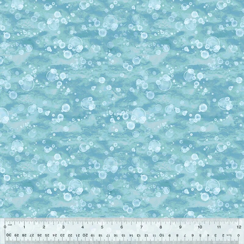 Fabric Windham Ocean Spume Ocean Song by the Quarter Yard 54697-1