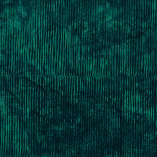 Fabric Hoffman Deep Emerald Skinny Stripe Bali Batiks by the Quarter Yard R2284-702