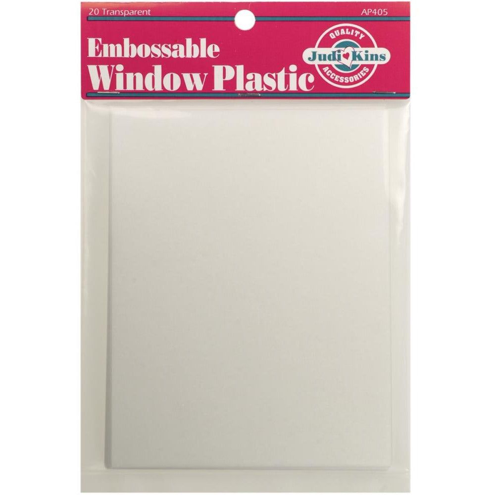 Embossable Window Plastic - 20 Sheets - A2 Sized Heat Resistant Acetate Sheets
