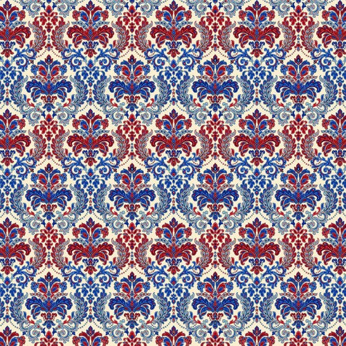 Fabric Henry Glass Cream Liberty Hill Damask 108" Wide Back by the Quarter Yard 3197W-44