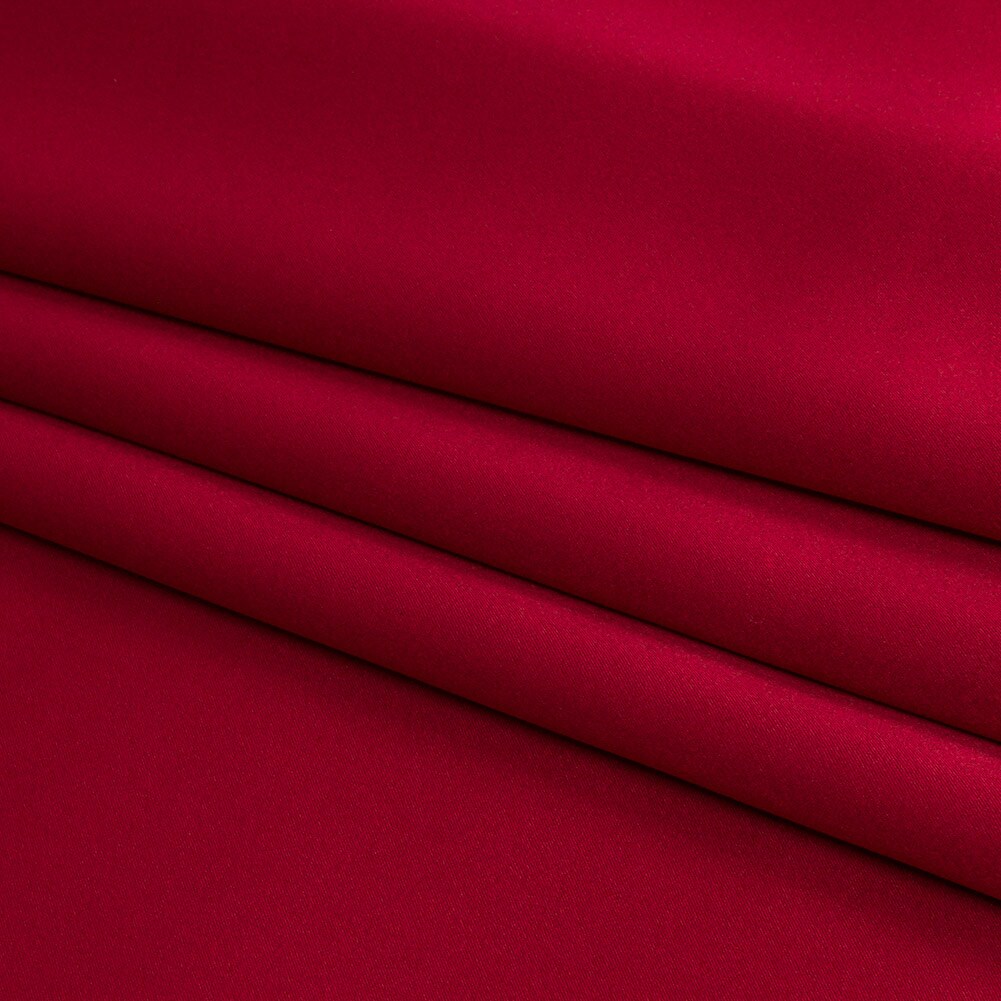 1 Yard Premium Silk Charmeuse Chili Pepper Solid Fabric 44 inch Width