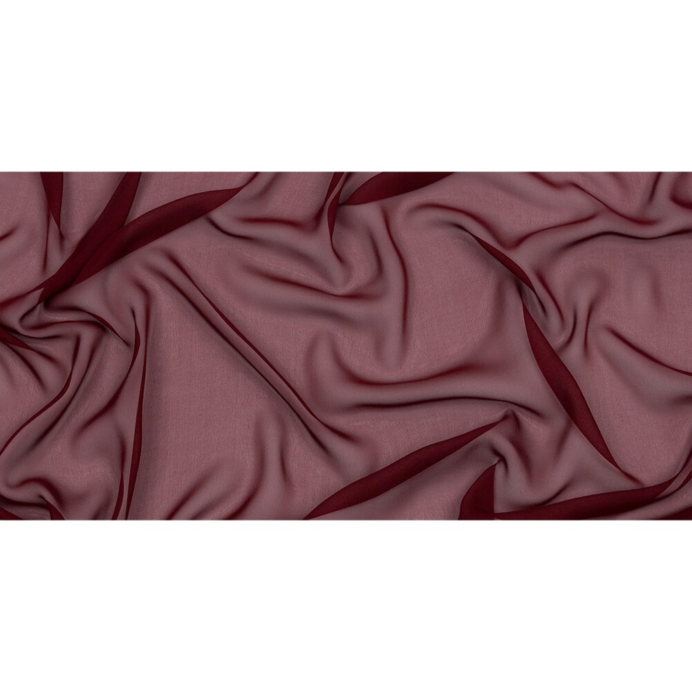 1 Yard Port Silk Chiffon Lightweight Premium Fabric Perfect for Overlays, 44 Inches Wide