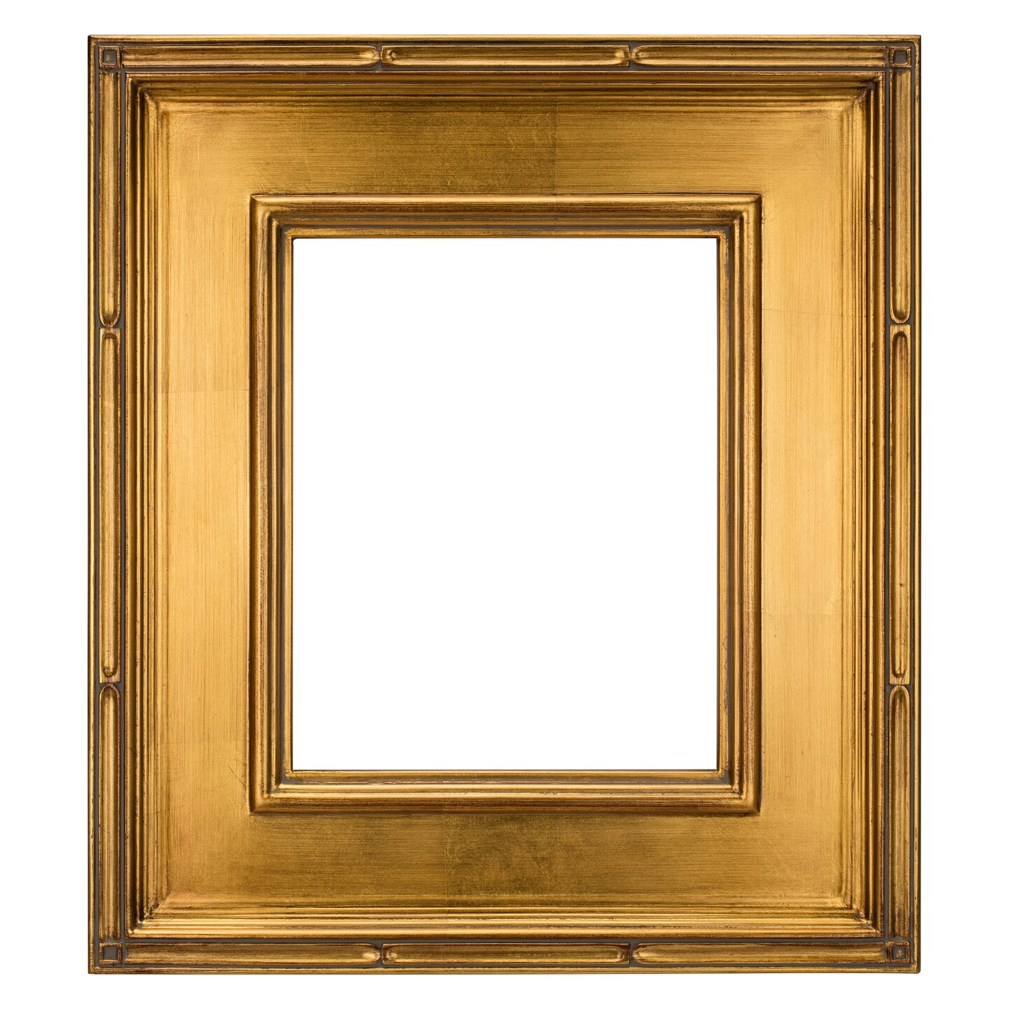 Creative Mark Museum Plein Aire Ornate Picture Frame - frame&#x22; - Gold Leaf - Pack of , High-End Antique Style Frames - Open Back with No Glass or Backing
