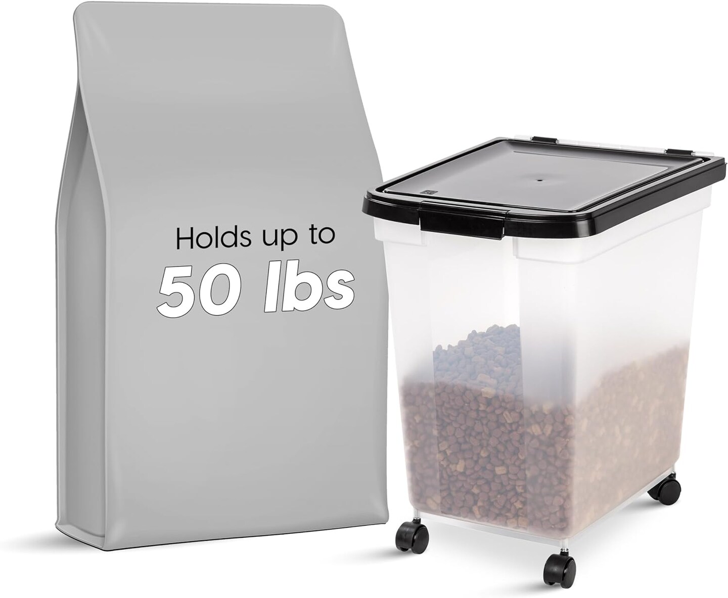 IRIS Airtight Pet Food Storage Containers