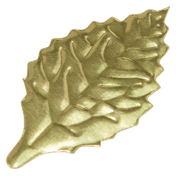 Gold Rose Leaves 1.75&#x22; Foil Leaves 144 ct