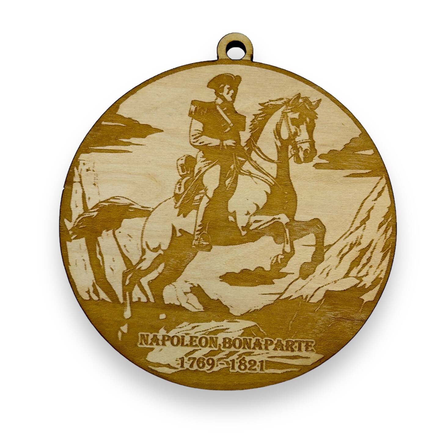 Ornament - Napoleon Bonaparte Raw Wood Ornament - Napoleon Bonaparte Raw Wood