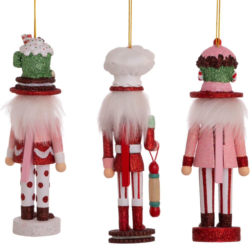 6&#x22; Dessert Nutcracker - Set of 3PCS