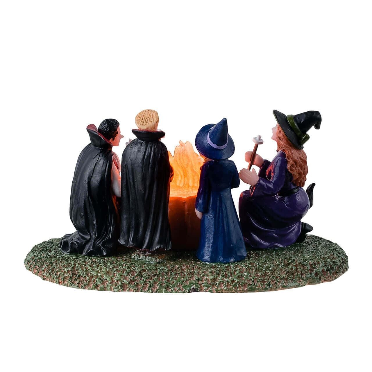 Lemax Spooky Town Halloween Village Accessory Monster Marshmallow Roast