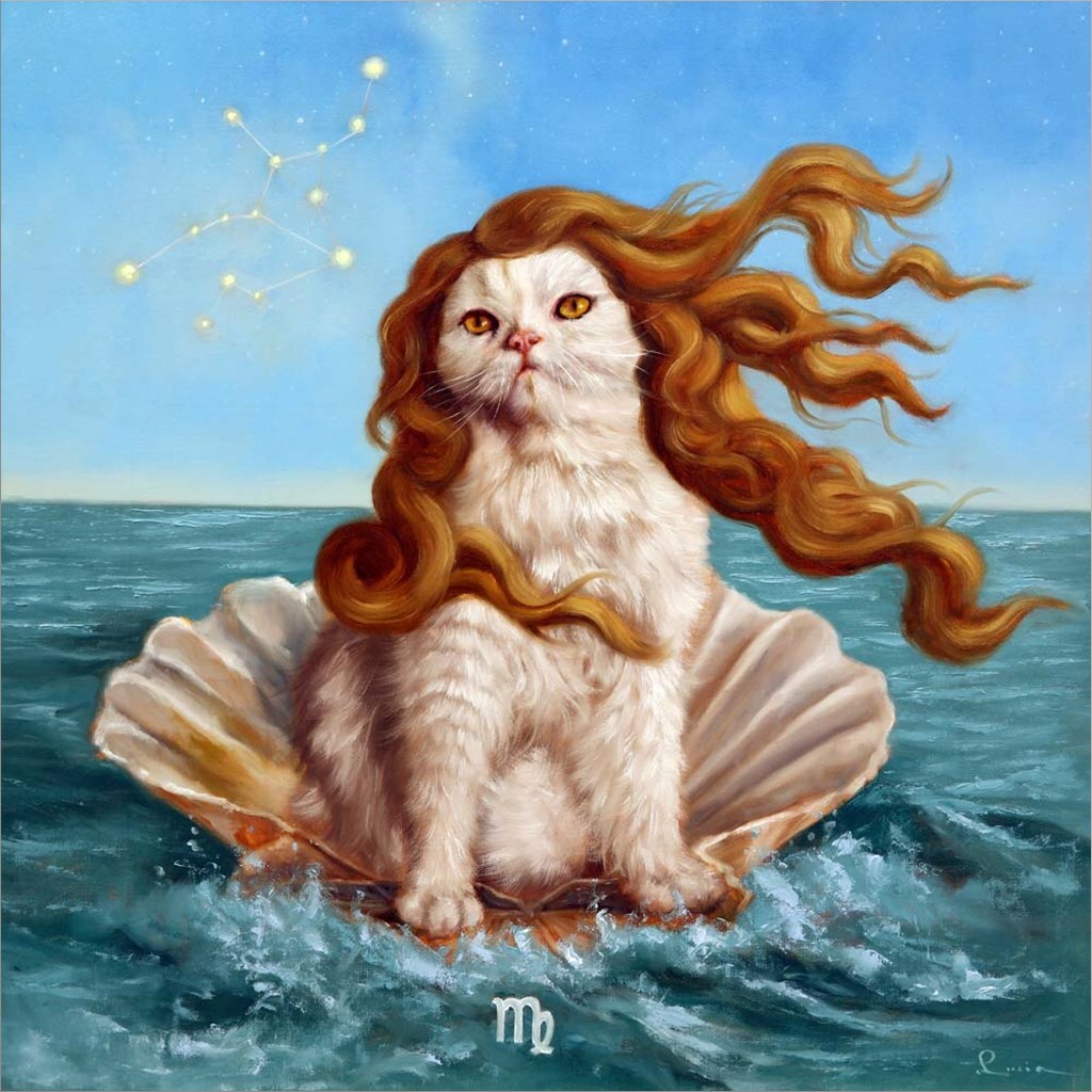 Virgo by Lucia Heffernan 12&#x22; x 12&#x22; Canvas Wall Art