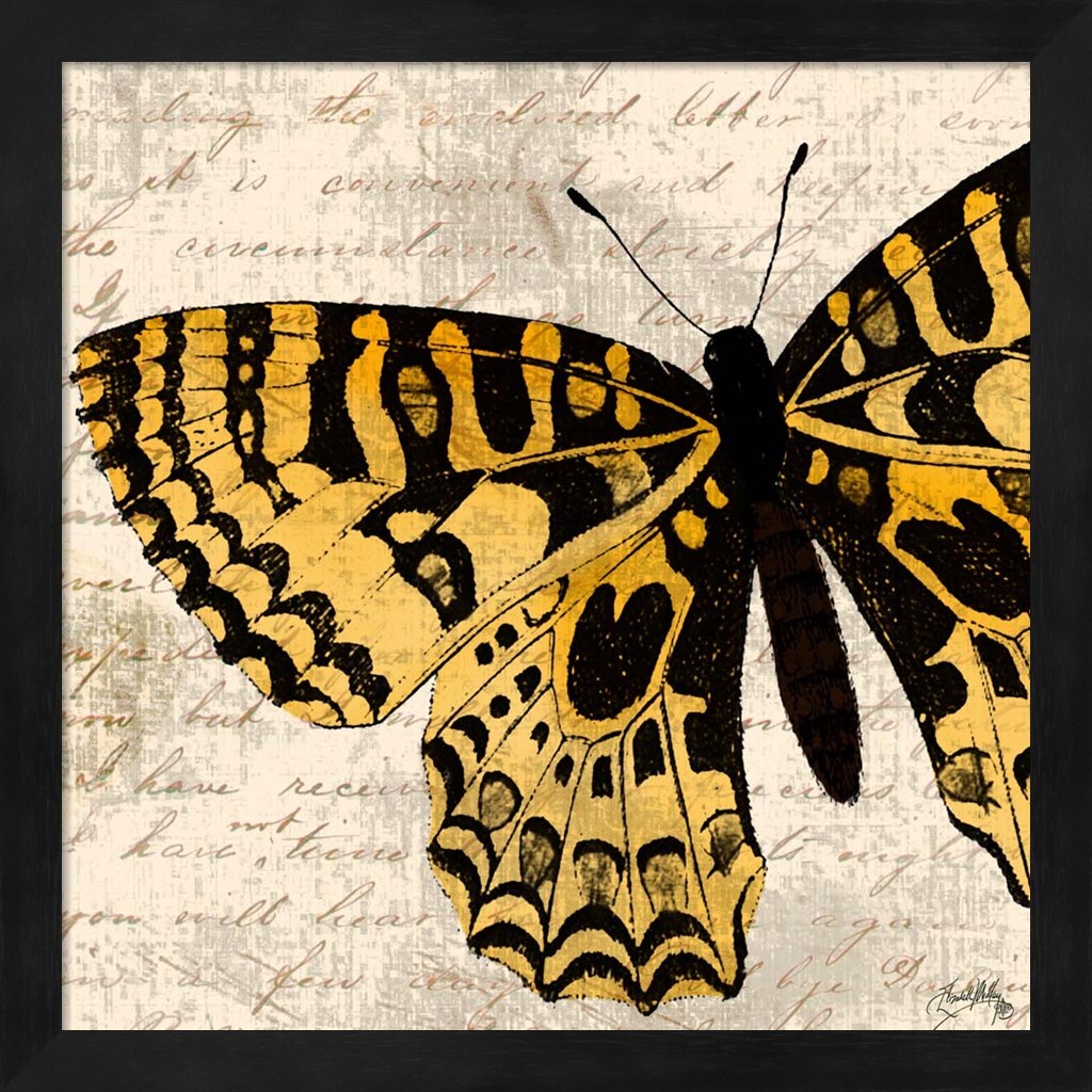 Golden Dreams I by Elizabeth Medley 13&#x22; x 13&#x22; Framed Wall Art