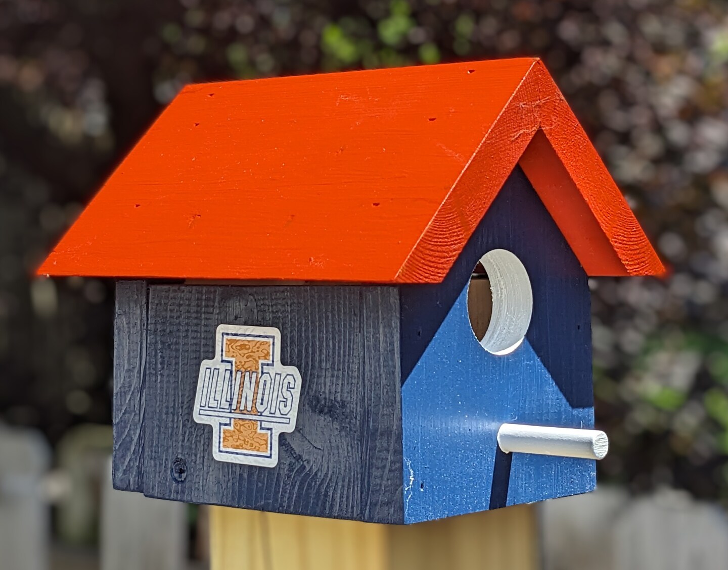 University of Illinois Retro Bird House | MakerPlace by Michaels