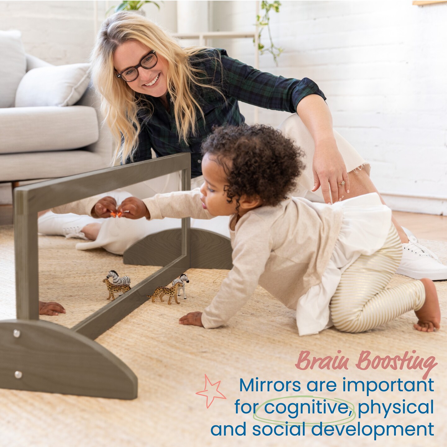 Double-Sided Bi-Directional Mirror, Kids Furniture