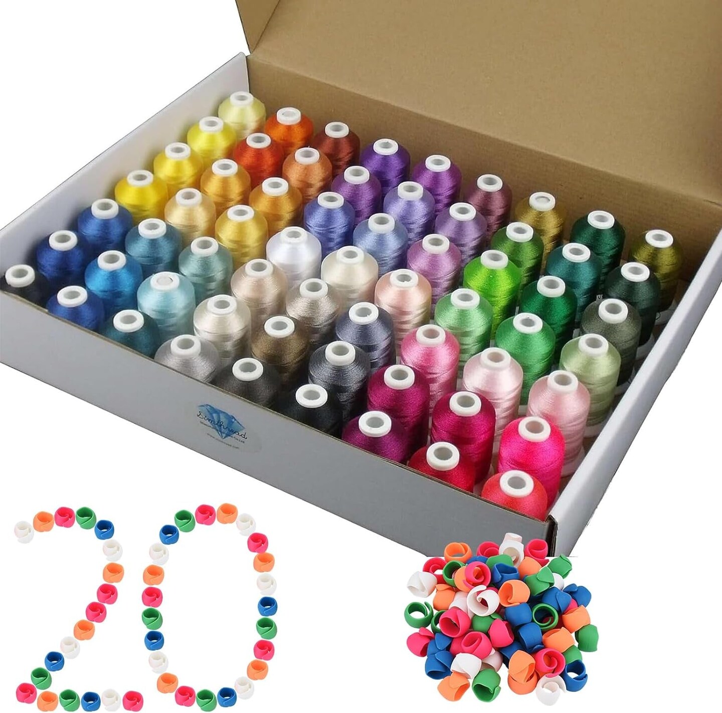 63 good Brother Colors Polyester Embroidery Machine Thread