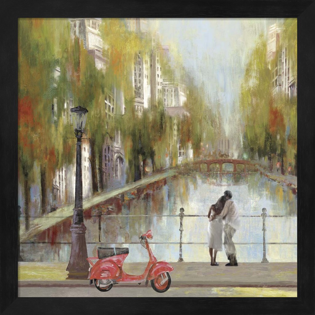 A Stroll to Remember by Posters International Studio 13&#x22; x 13&#x22; Framed Wall Art