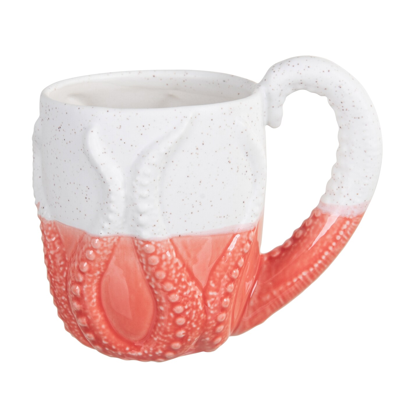 Coral &#x26; Bisque Octopus Mug