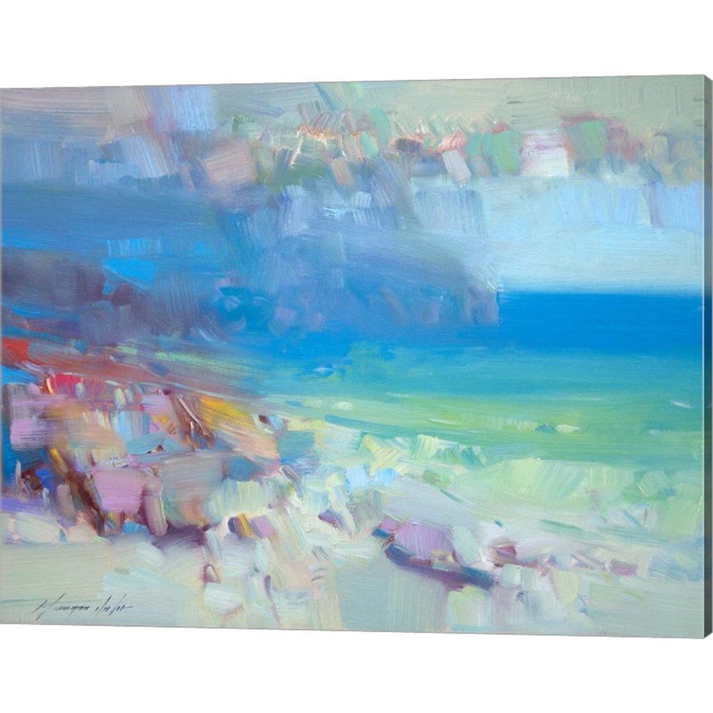 Ocean Side II by Vahe Yeremyan 20&#x22; x 16&#x22; Canvas Wall Art