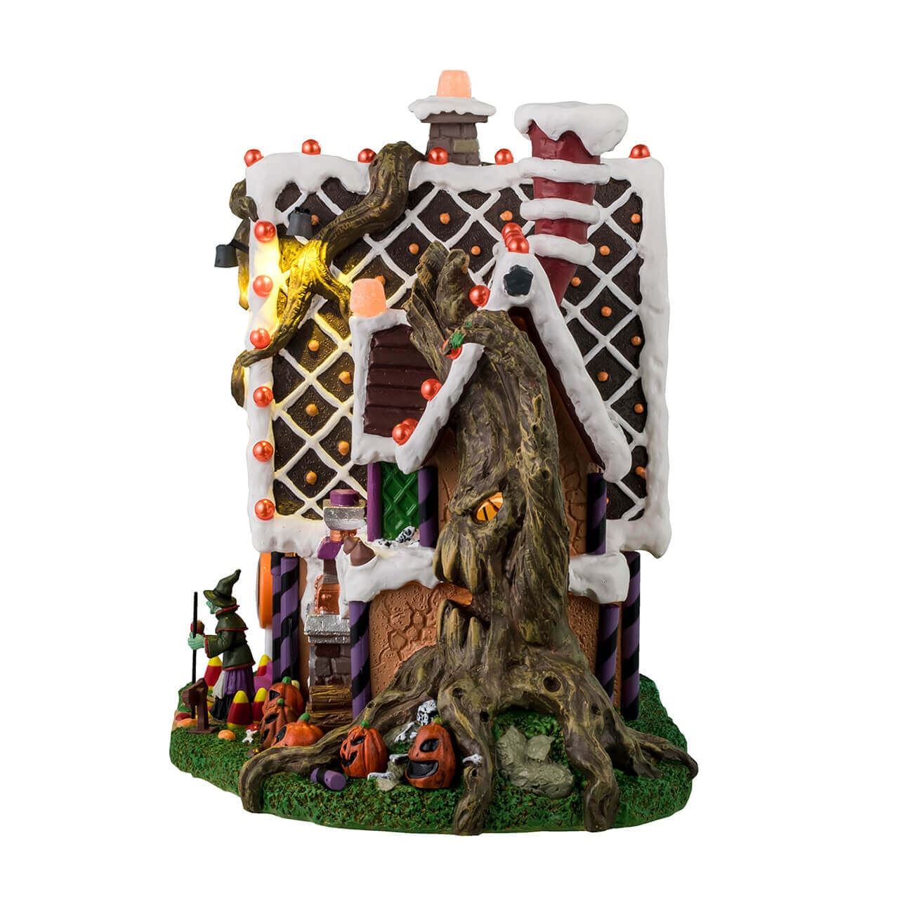 Lemax Spooky Town Halloween Village The Candy Witch Cottage Gingerbread House
