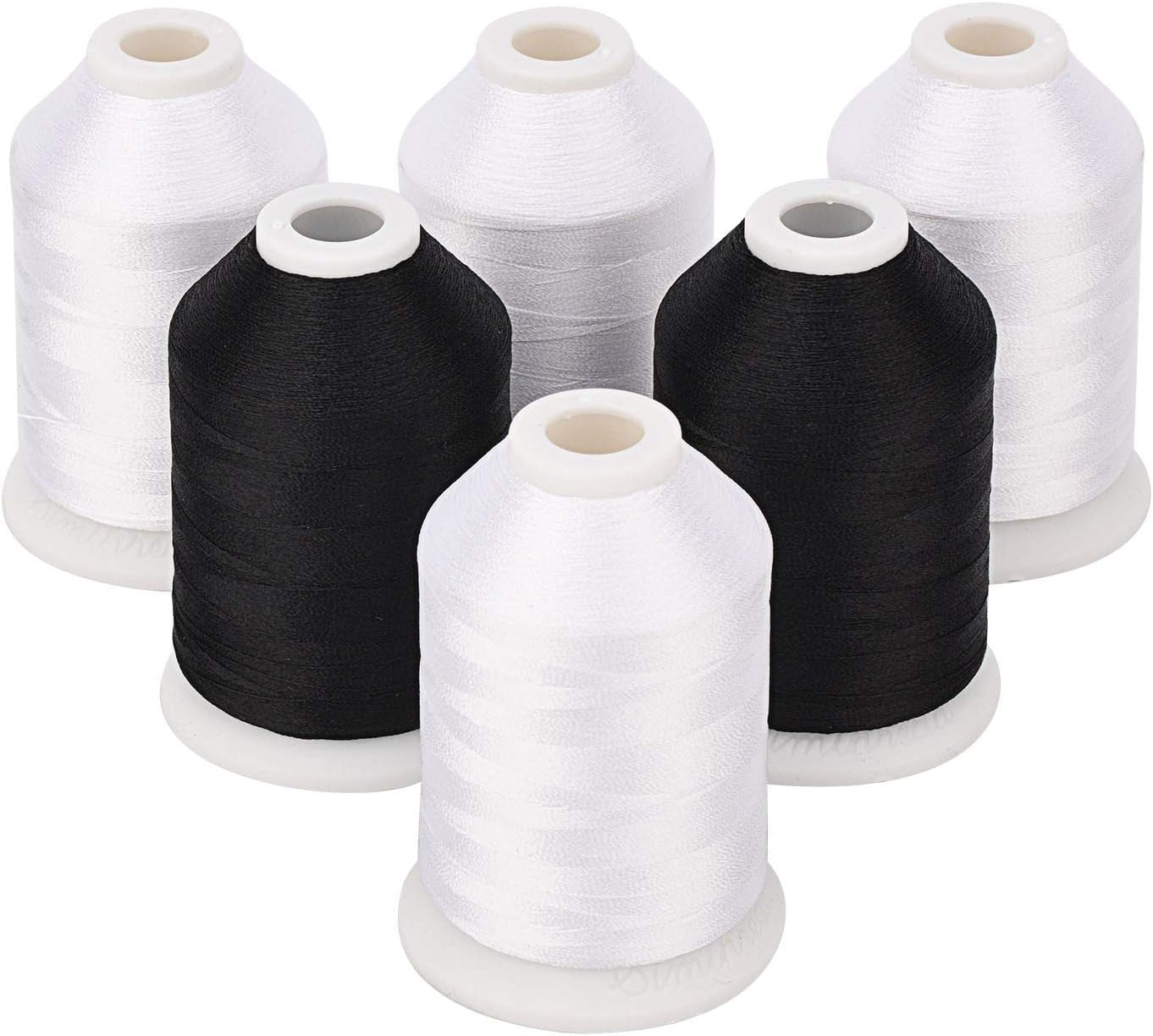 60WT Sewing Embroidery Machine Thread Kit - 40 Colors 1100 Yards Spool for Brother Janome Etc Sewing Embroidery Machines&#x2026;