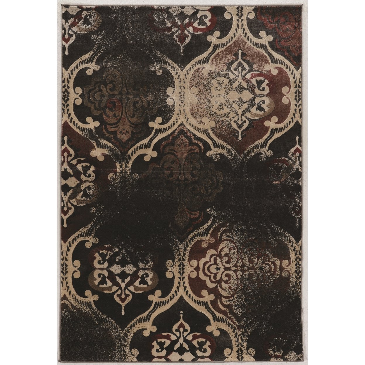 Jewel Arthur Blue Rust Area Rug 8X10 Powerloomed 100% Polypropylene