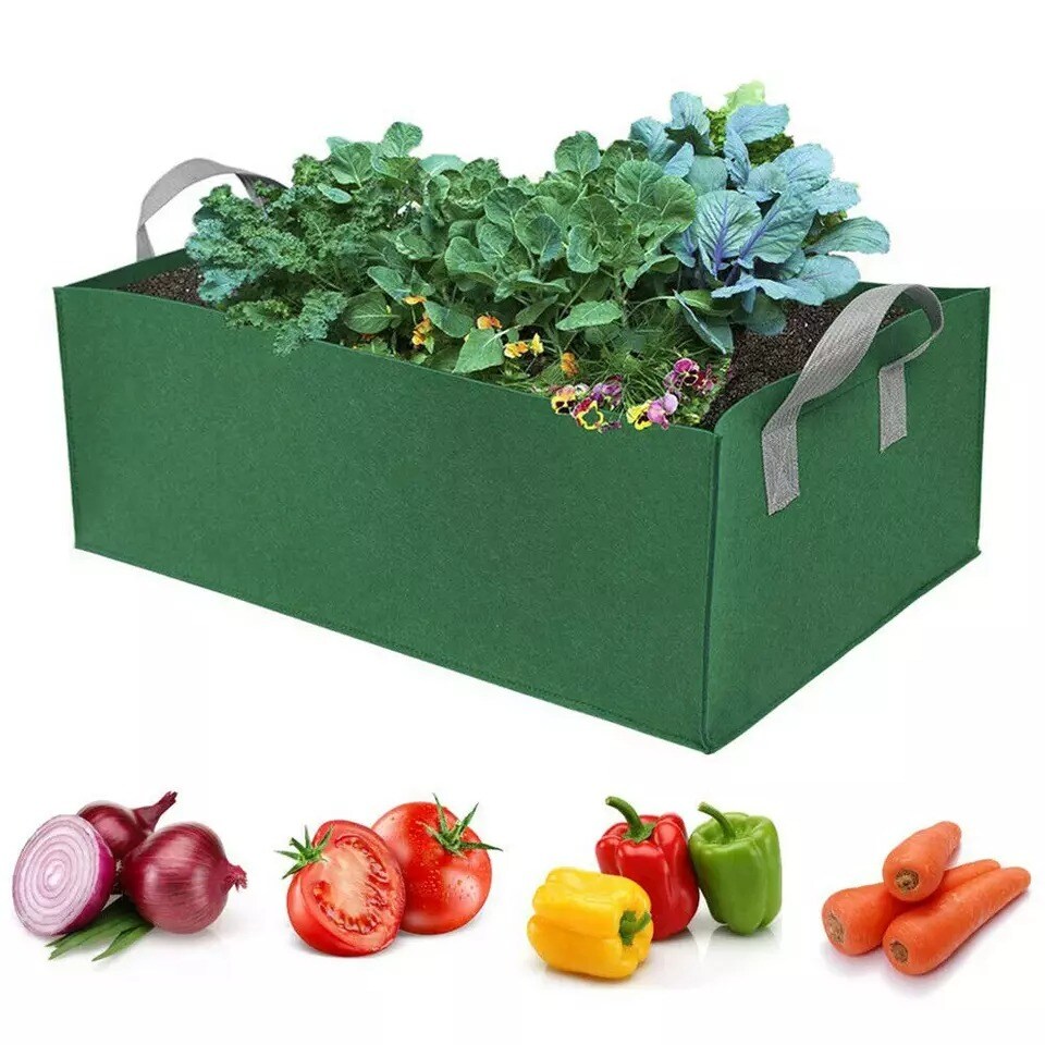 6 Gallon Planting Grow Bag Garden Fabric Container Vegetable Flower Plante Bed