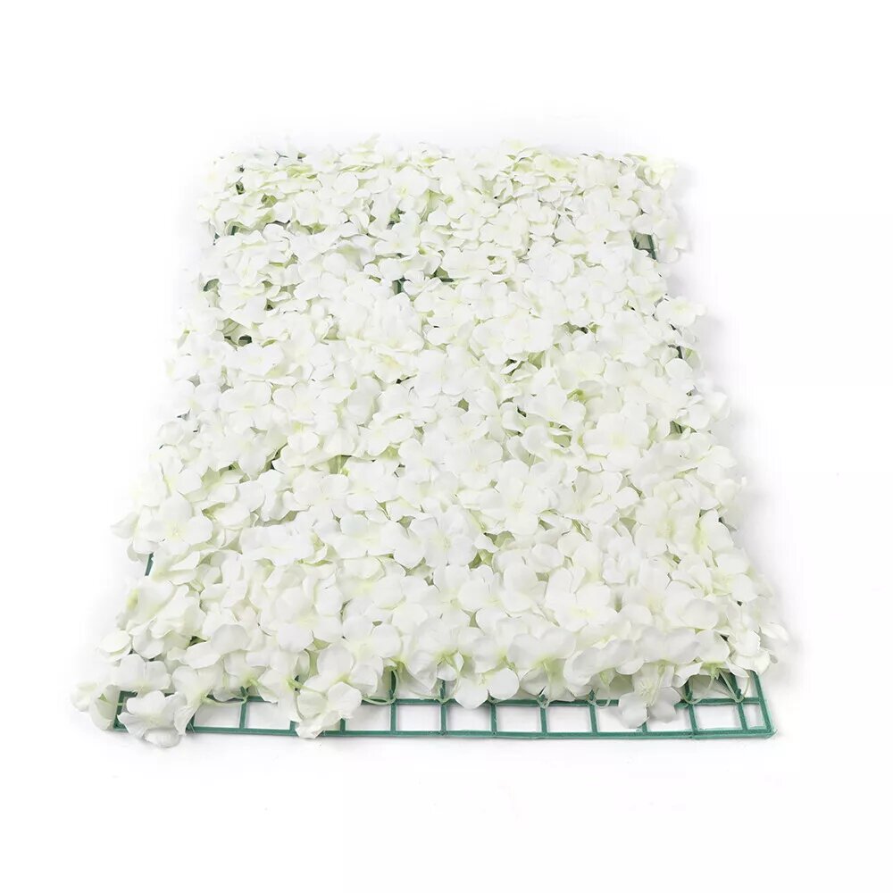Kitcheniva White Artificial Flower Wall Silk Fabric