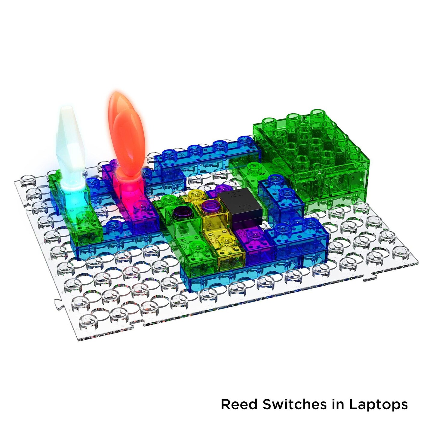 Circuit Blox 395, Circuit Board Building Blocks, 66 Pieces