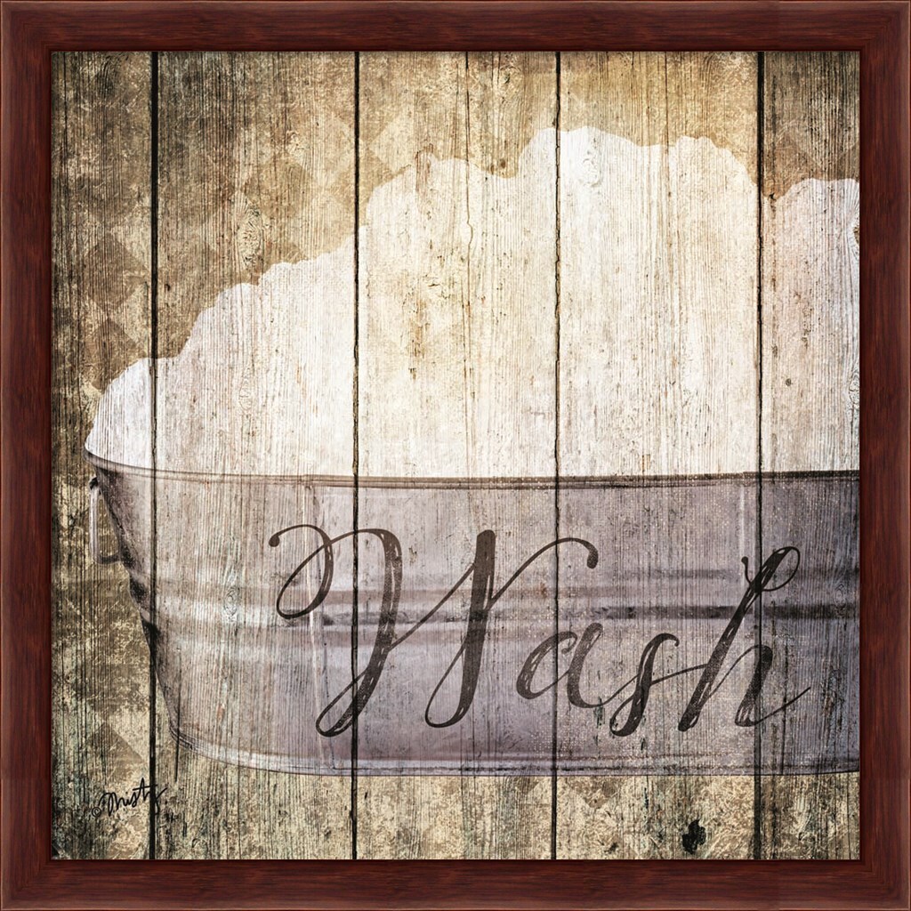 Wash by Misty Michelle 13&#x22; x 13&#x22; Framed Wall Art
