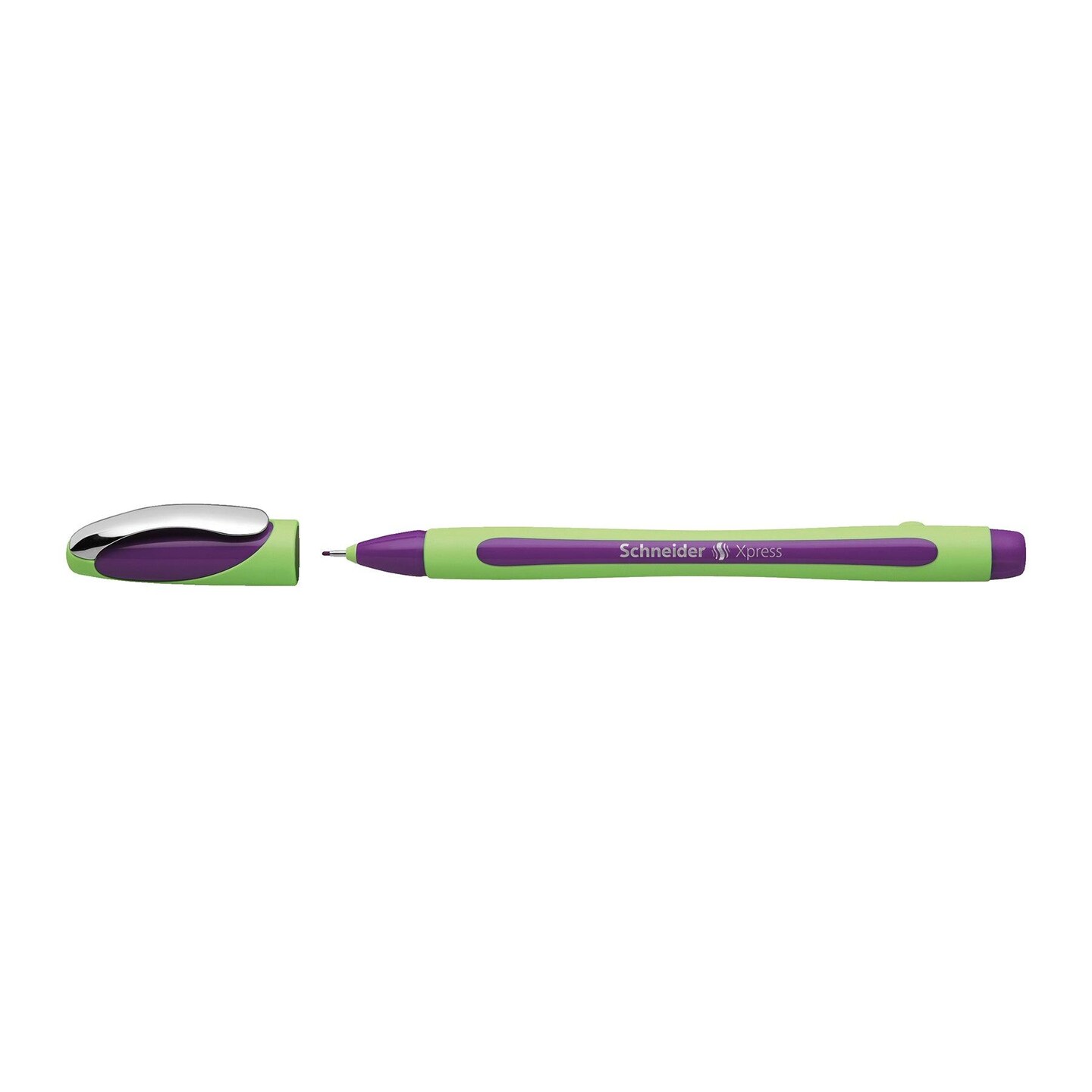 Xpress Fineliner Pen, Fiber Tip, 0.8 mm, Violet, Pack of 10