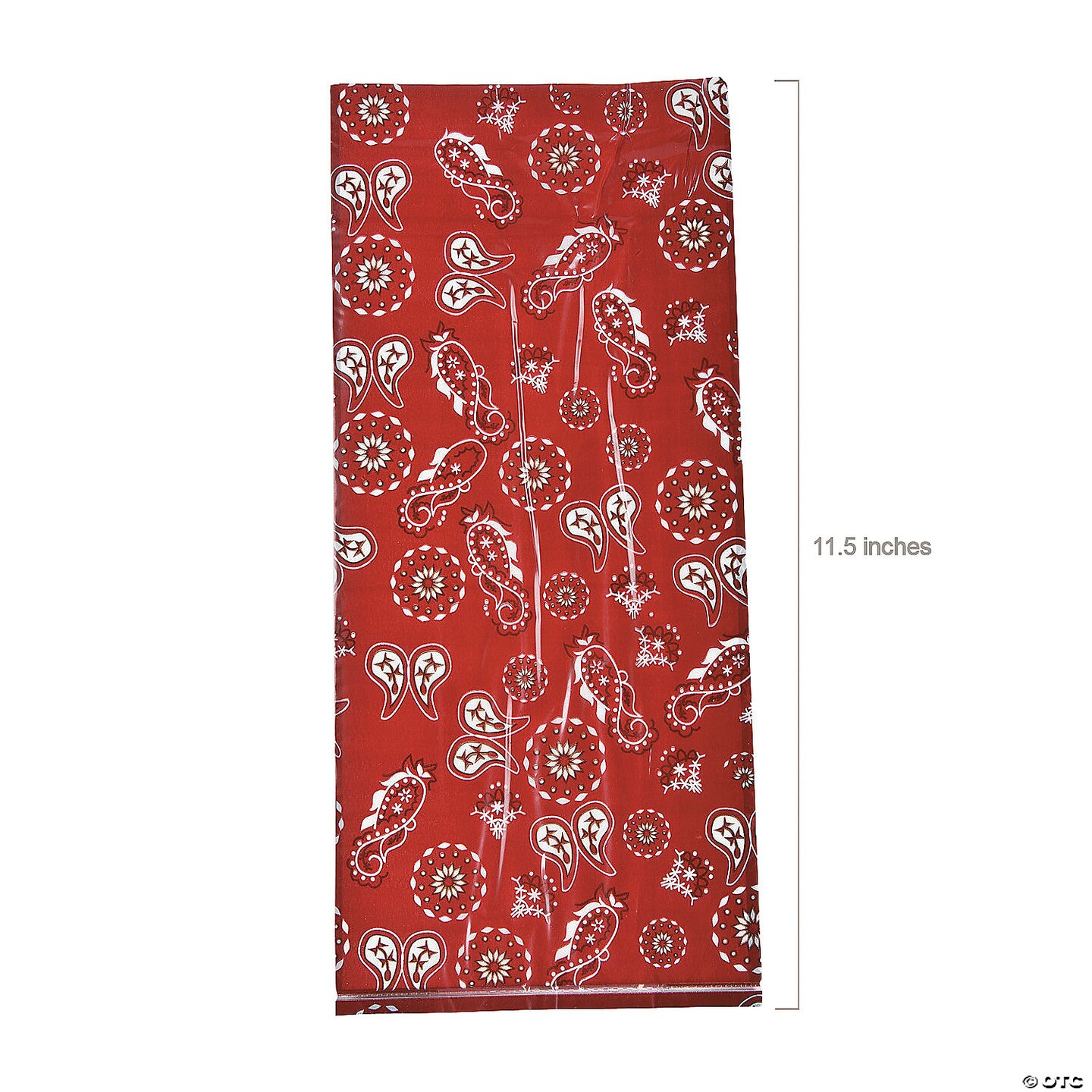 5&#x22; x 11 1/2&#x22; Medium Bandana Treat Bags - 12 Pc.