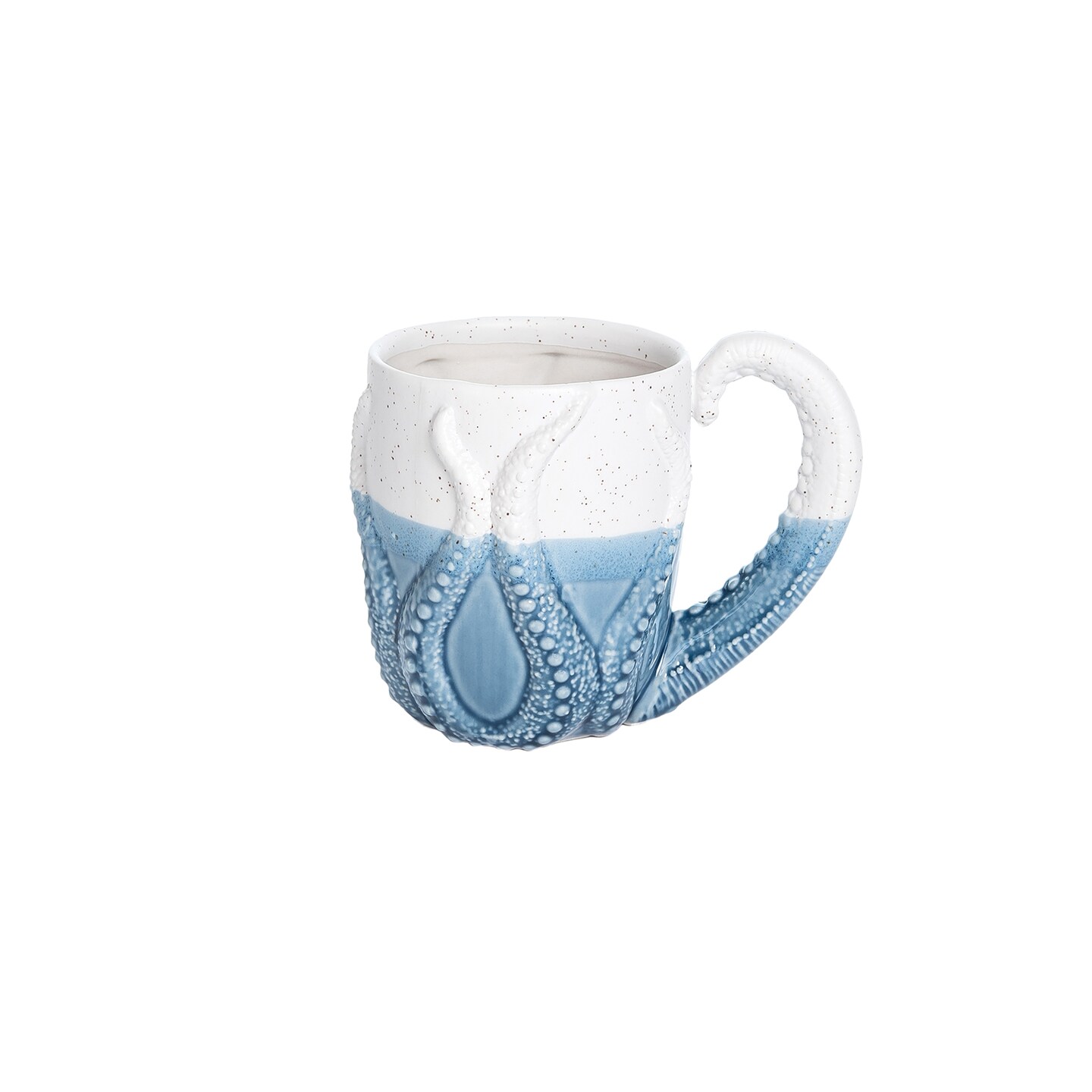 Blue &#x26; Bisque Octopus Mug