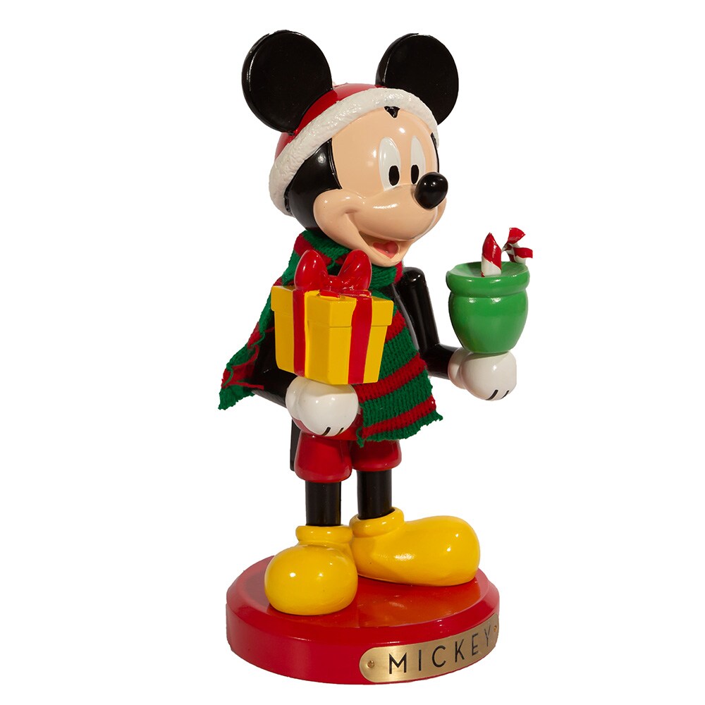 10&#x22; Disney&#xA9; Mickey Mouse With Present Nutcracker